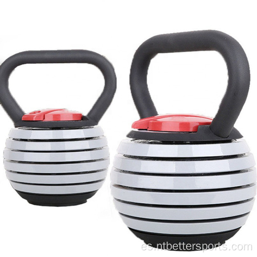 Concurso de acero ABS pesas libres Kettlebell ajustable